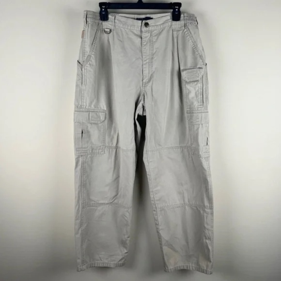 5.11 Tactical Other - 5.11 + Tactical Pants Men's Size 36x32 Khaki Cargo Pockets Jeans Hiking